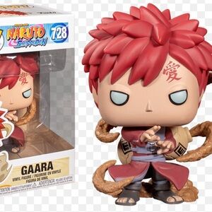 Funko Pop Gaara Vinyl Figure - Red and Brown